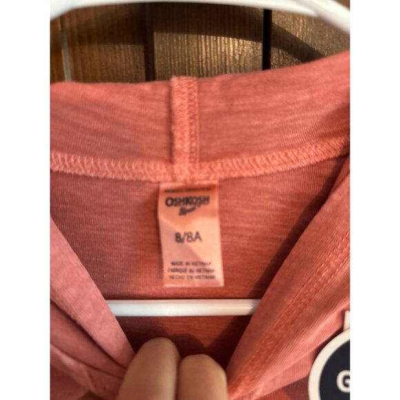 Oshkosh hooded shirt size 8 - Picture 2 of 3